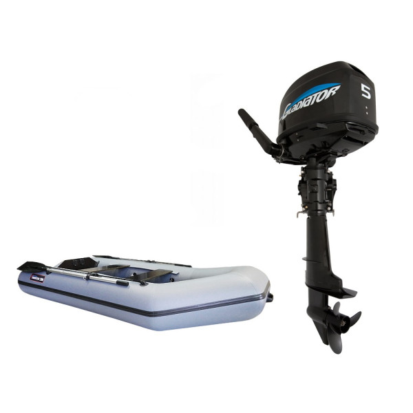 Надувная лодка Хантер 290Л + Мотор Gladiator G5FHS в Элисте